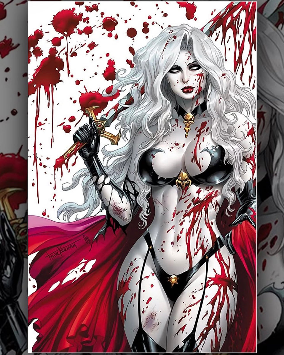 Lady Death battle damage NYCC exclusive – Tyler Kirkham Store