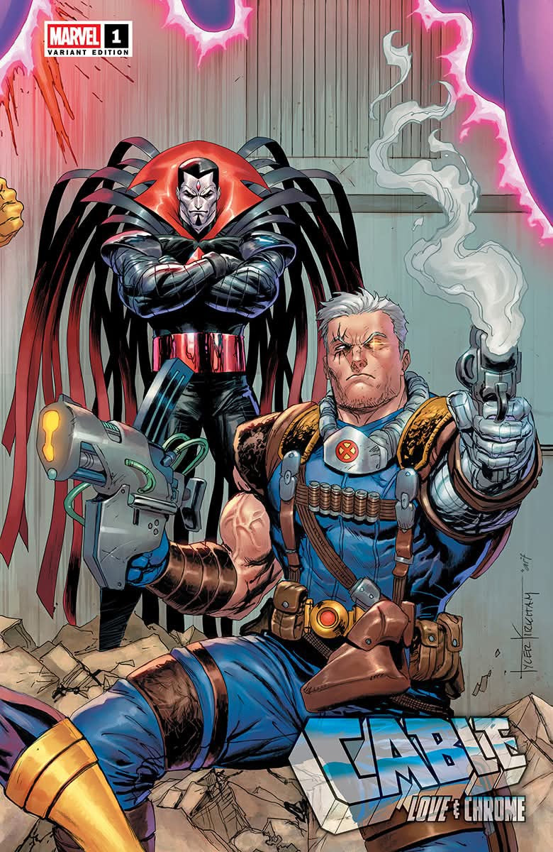 アメコミ YY Cable love and chrome #1 part 9/9 X-men connecting cover set