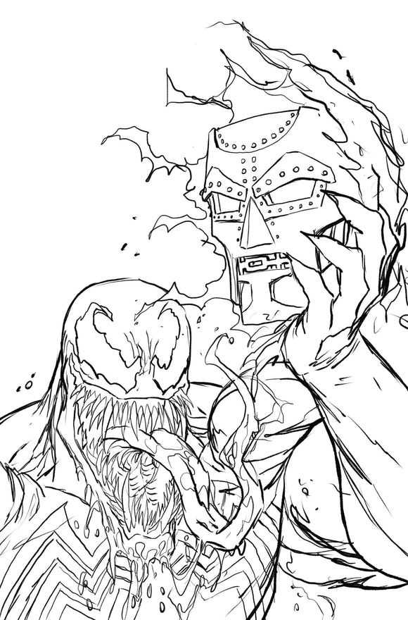 Venom lethal protector #2 - Original Cover under drawing