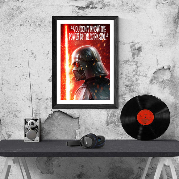 Darth Vader limited print.