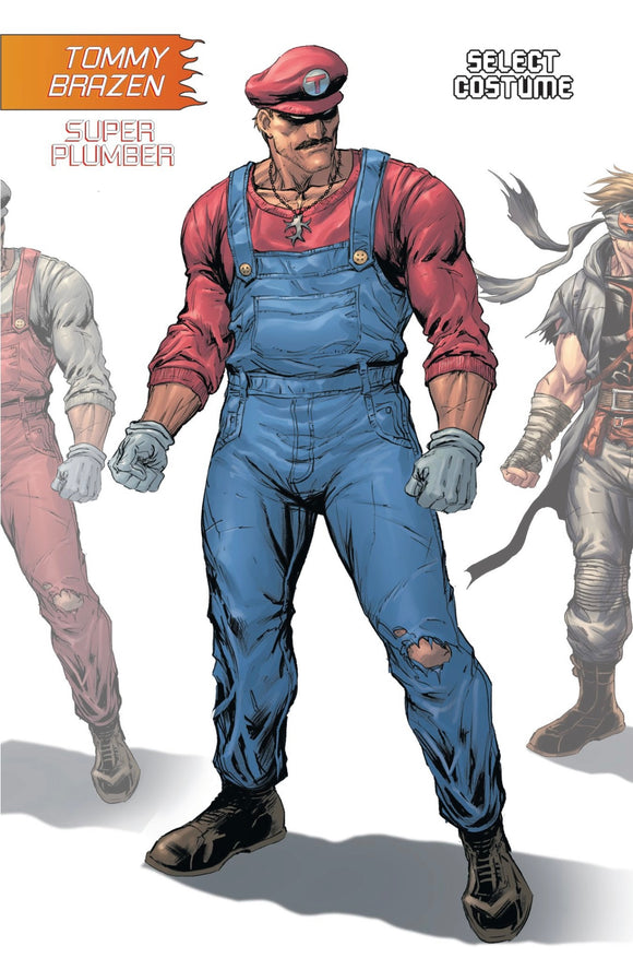 Final Boss Super plumber costume variant.