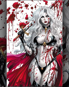 LADY　DEATH　アメコミ　トレカ Lady Death battle damage NYCC exclusive – Tyler Kirkham Store