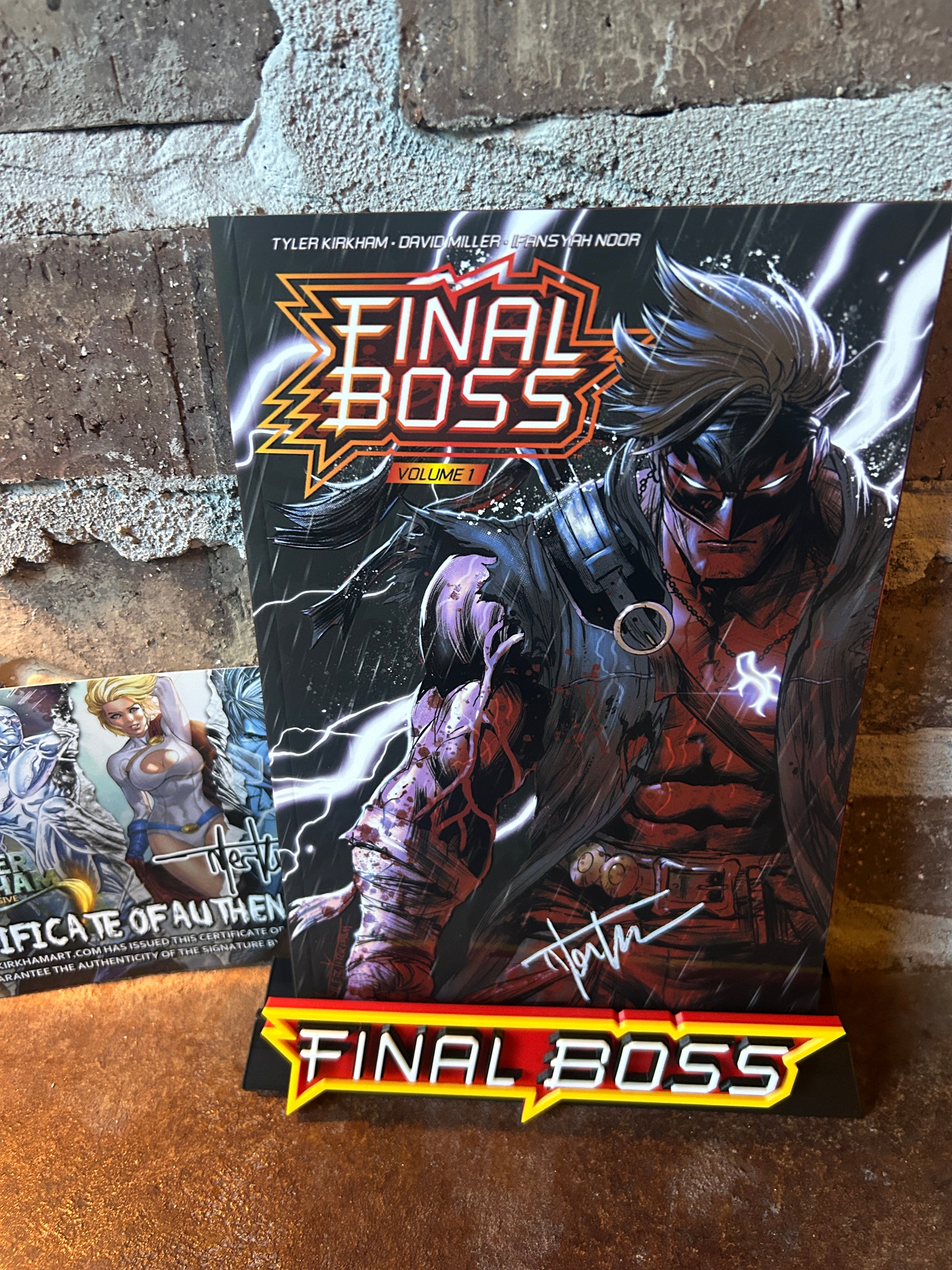 Final Boss volume 1 trade paper back. – Tyler Kirkham Store