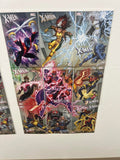 X-men (full set). 9 comic connecting cover set. All covers