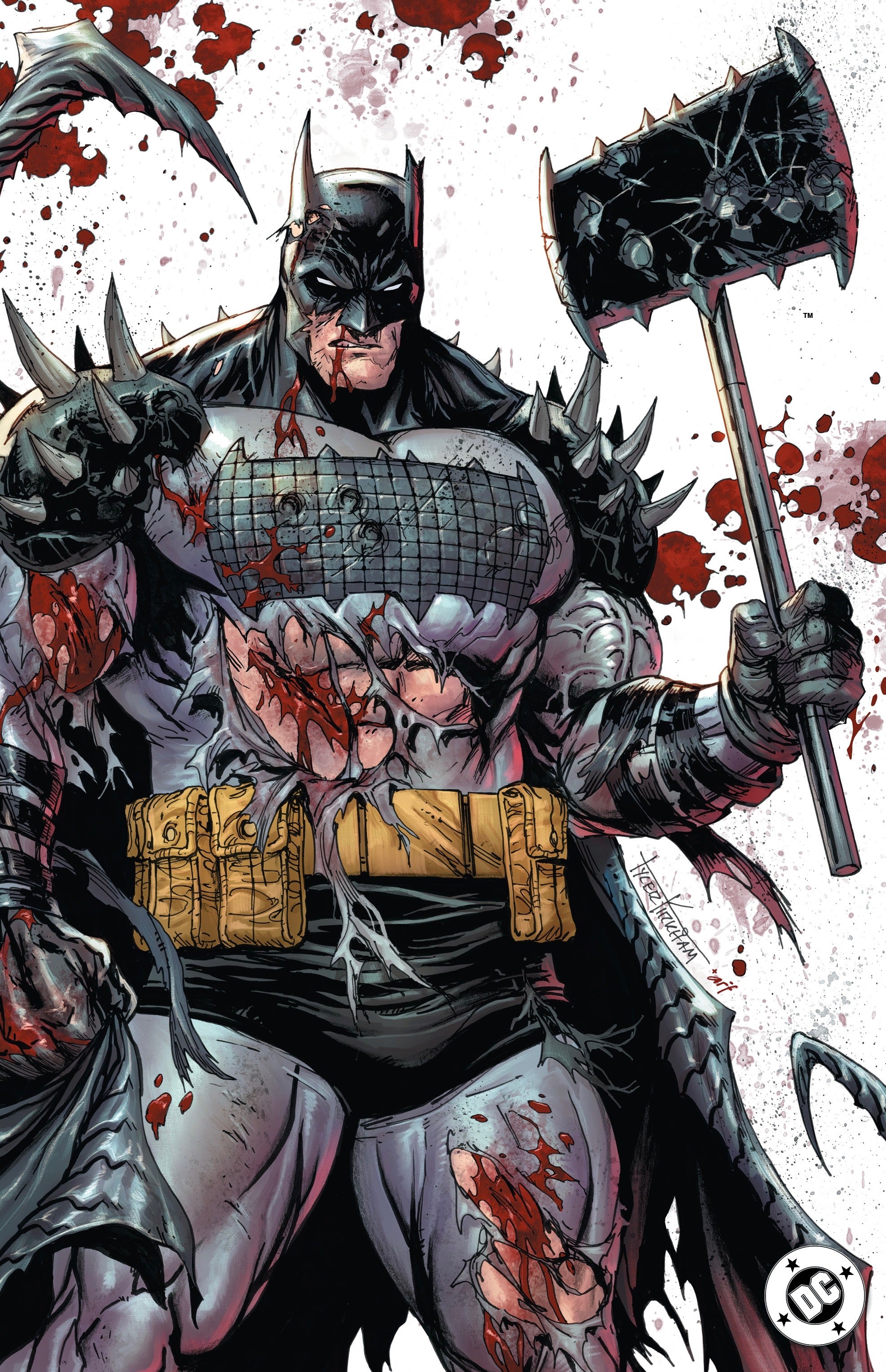 Absolute Batman 14 battle damage. – Tyler Kirkham Store