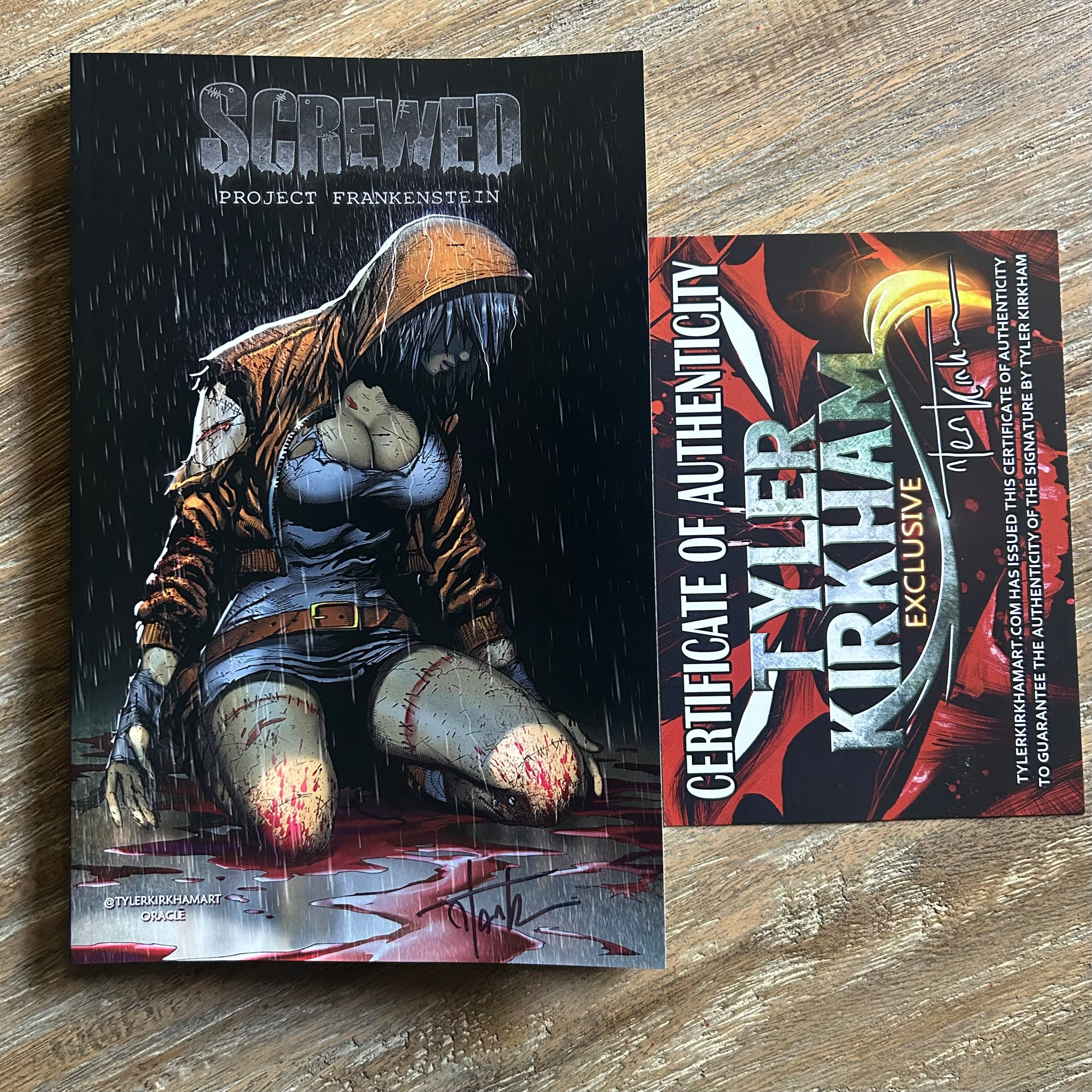 Screwed project Frankenstien graphic novel – Tyler Kirkham Store