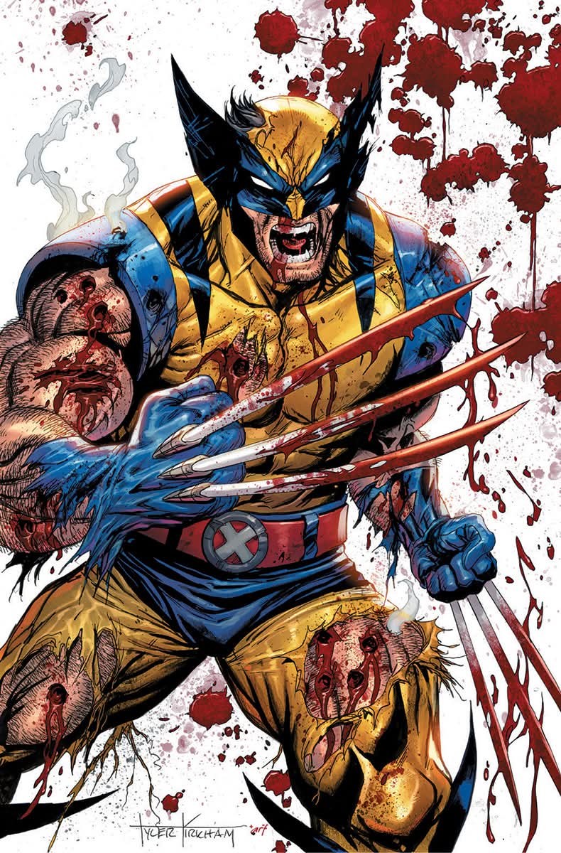 Wolverine Revenge 5 battle damage exclusives, image size:790x1200