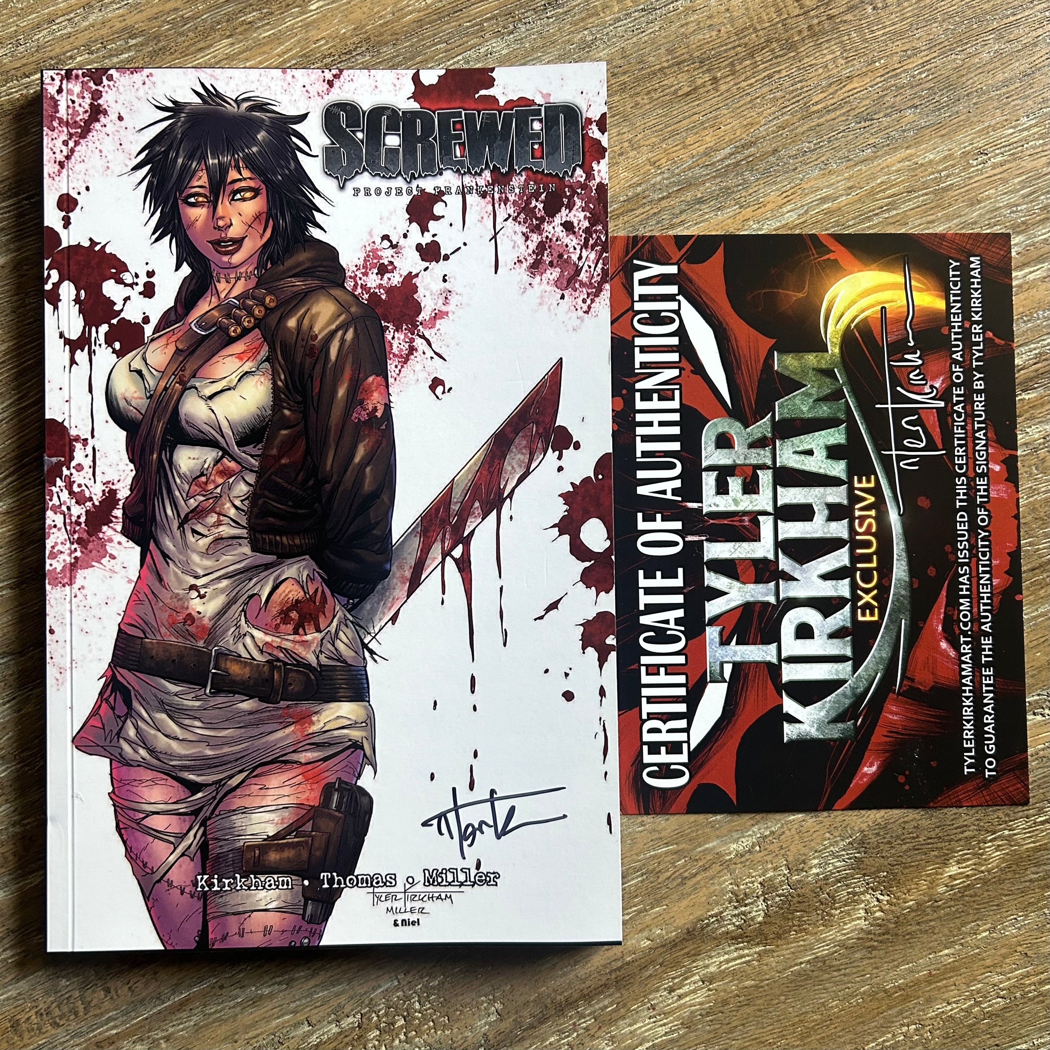 Screwed project Frankenstien graphic novel – Tyler Kirkham Store