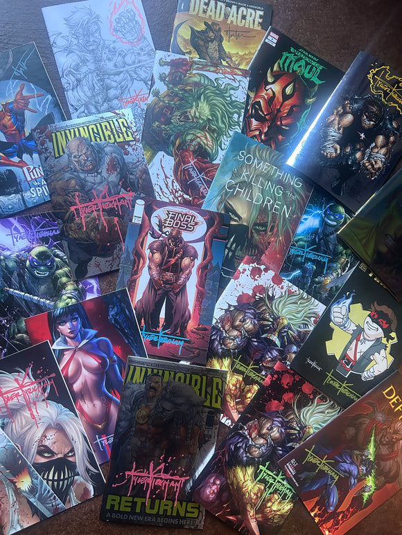Tyler kirkham store for comic books, prints and other products