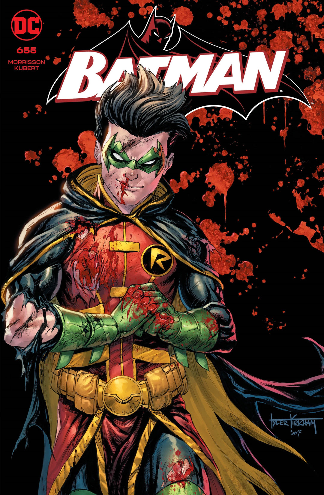 Batman 655 Robin Battle Damage – Tyler Kirkham Store