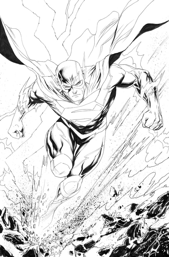 Flash #21 cover Summer of Superman mash up.