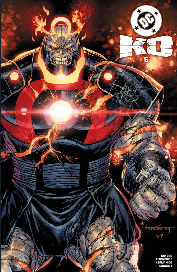 DC KO 5 spot foil. Darkseid battle damage – Tyler Kirkham Store