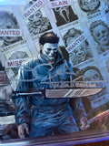 Halloween Fame:John Carpenter double signed by Carpenter and Kirkham