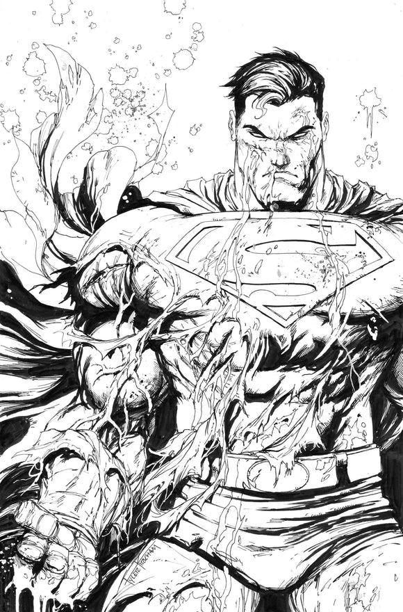 Superman Battle Damage Original Cover Tyler Kirkham Store