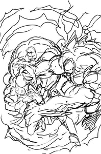 Hulk #7 - Original Cover Under drawing