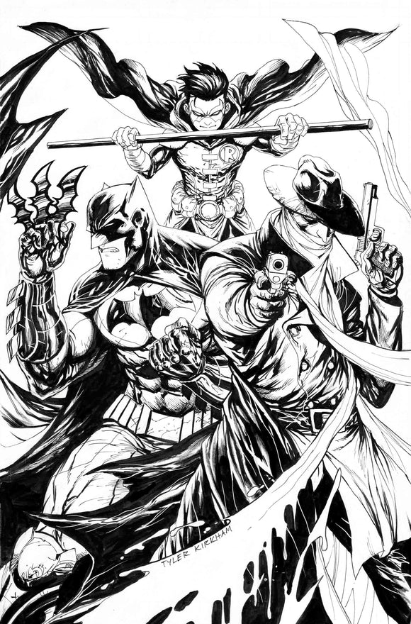 The Shadow/ Batman #1 Original cover art